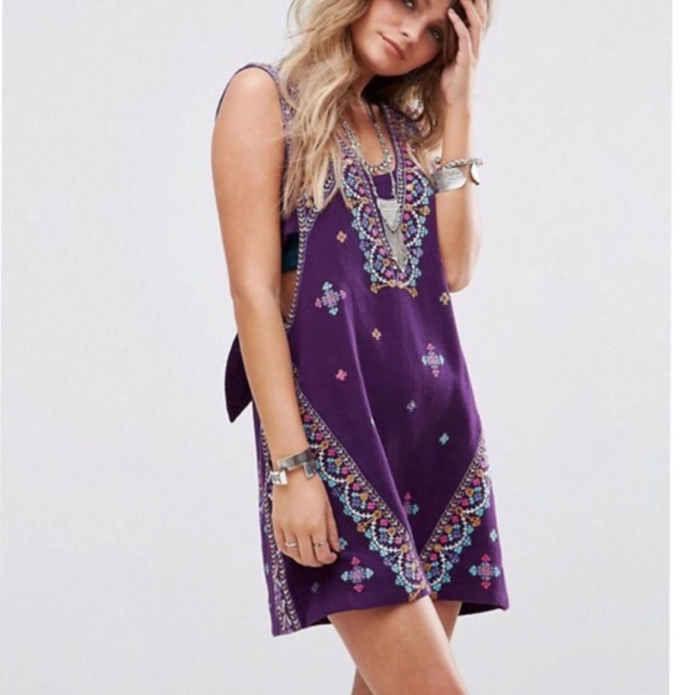SOLD NWT free people never been embroidered dress